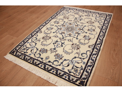 Persian carpet Nain 136x90 cm Beige