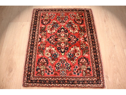 Perserteppich Sarough Orient Teppich 80x60 cm Rot