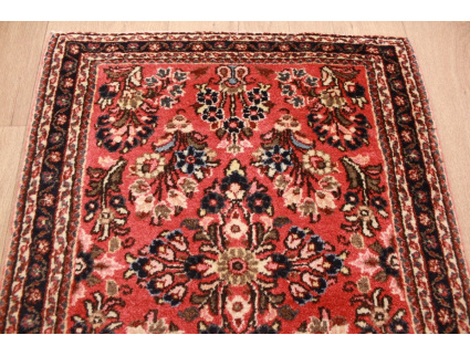 Perserteppich Sarough Orient Teppich 80x60 cm Rot