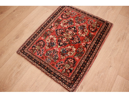 Perserteppich Sarough Orient Teppich 80x60 cm Rot