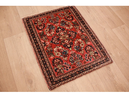 Perserteppich Sarough Orient Teppich 80x60 cm Rot