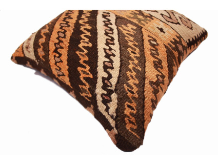 Oriental Kilim Pillow cushion natural colors & wool ca. 40x40 cm