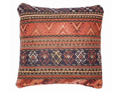 Oriental Kilim Pillow cushion natural colors & wool ca. 40x40 cm