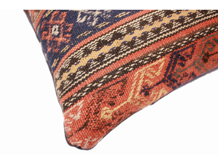 Oriental Kilim Pillow cushion natural colors & wool ca. 40x40 cm