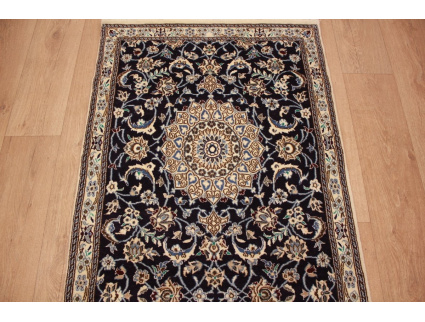 Persian carpet Nain 9la Runner with Silk 396x86 cm