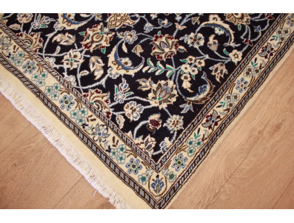 Persian carpet Nain 9la Runner with Silk 396x86 cm