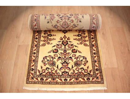 Perserteppich Sarough Läufer 390x87 cm Beige