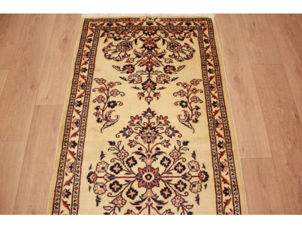 Perserteppich Sarough Läufer 390x87 cm Beige