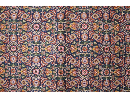 Persian carpet Moud with silk 144x99 cm Blue