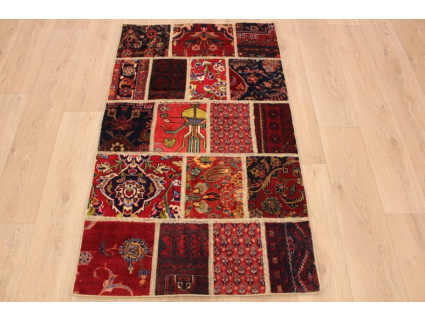 Persian carpet "PATCHWORK"  virgin wool 149x89 cm