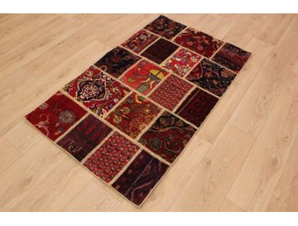 Persian carpet "PATCHWORK"  virgin wool 149x89 cm