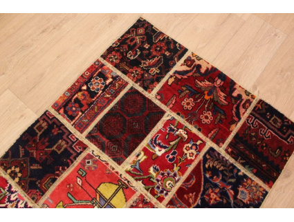 Persian carpet "PATCHWORK"  virgin wool 149x89 cm