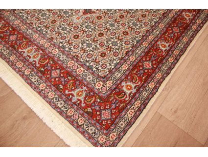 Persian carpet Moud with silk 145x92 cm Beige