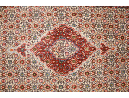 Persian carpet Moud with silk 145x92 cm Beige