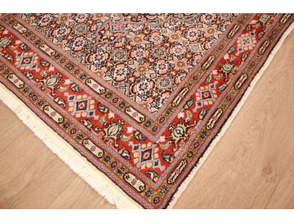 Persian carpet Moud with silk 144x95 cm Beige