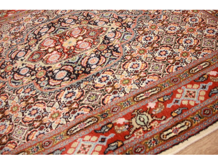 Persian carpet Moud with silk 144x95 cm Beige