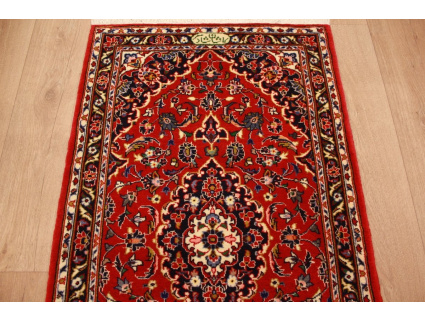 Persian carpet Kashan oriental Rug 126x70 cm