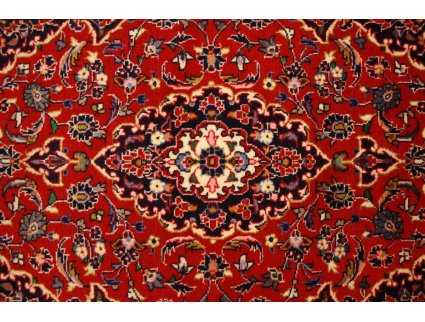 Persian carpet Kashan oriental Rug 126x70 cm