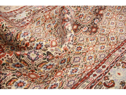 Persian carpet Moud with silk 144x91 cm Beige