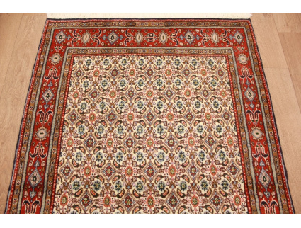 Persian carpet Moud with silk 148x98 cm Beige