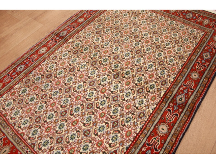 Persian carpet Moud with silk 148x98 cm Beige