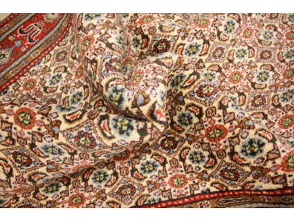 Persian carpet Moud with silk 148x98 cm Beige