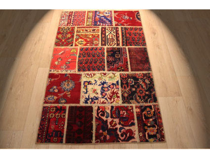 "PATCHWORK" Orient Teppich Designer Wollteppich 149x89 cm