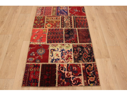 Persian carpet "PATCHWORK"  virgin wool 149x89 cm