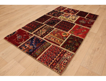 Persian carpet "PATCHWORK"  virgin wool 149x89 cm