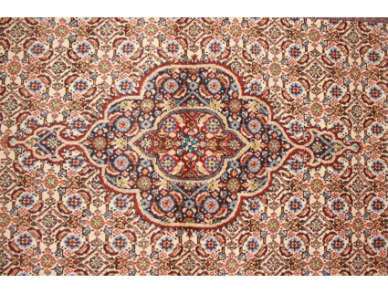 Persian carpet Moud with silk 147x97 cm Beige