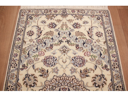 Perserteppich "Nain" 9la mit Seide 160x90 cm Beige