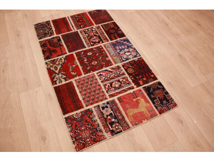 Patchwork Vintage modern carpet 149x89 cm Red