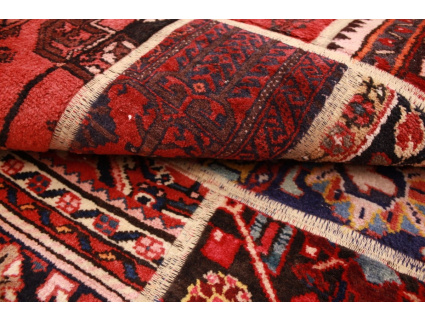 Patchwork Vintage modern carpet 149x89 cm Red