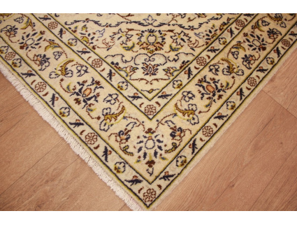 Persian carpet "Kashan" virgin wool 149x104 cm Beige