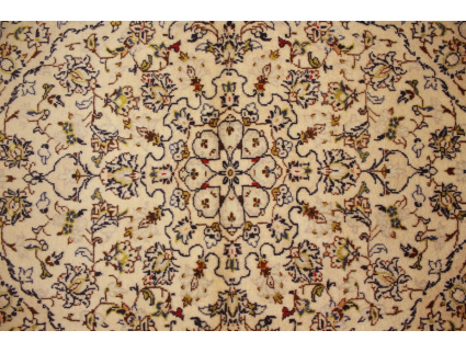 Persian carpet "Kashan" virgin wool 149x104 cm Beige