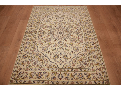 Perser Teppich "Kaschan" Orientteppich 149x104 cm Beige