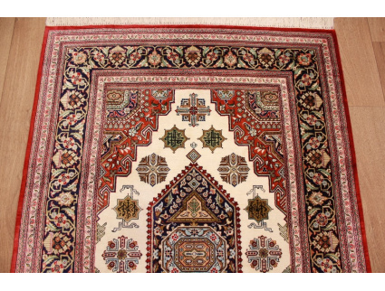 Persian carpet Ghom pure silk rug 119x80 cm