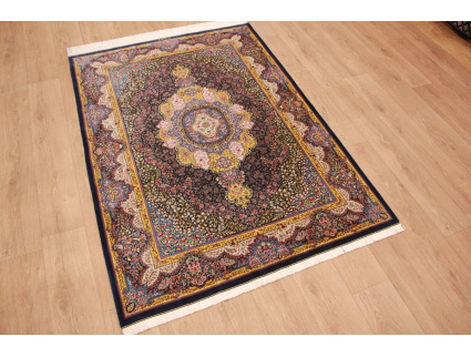 Exclusive Persian carpet Qum pure Silk 197x138 cm