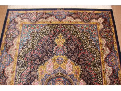 Exclusive Persian carpet Qum pure Silk 197x138 cm