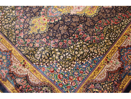 Exclusive Persian carpet Qum pure Silk 197x138 cm