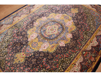 Exclusive Persian carpet Qum pure Silk 197x138 cm