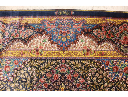 Exclusive Persian carpet Qum pure Silk 197x138 cm