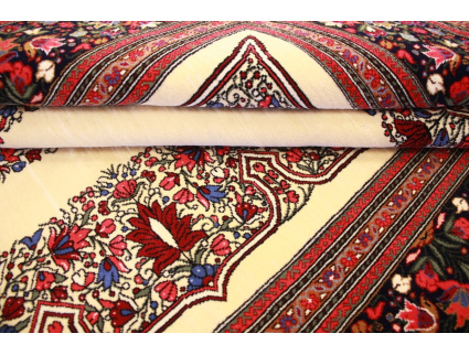 Persian carpet Ghom virgin wool 202x140 cm Beige