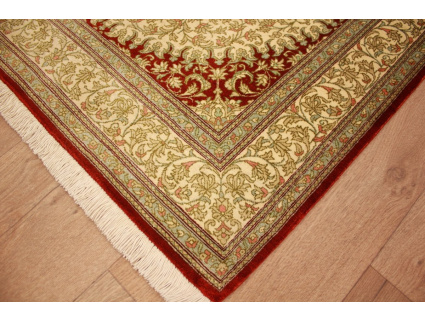 Persian carpet Ghom pure silk rug 119x78 cm