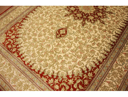 Persian carpet Ghom pure silk rug 119x78 cm