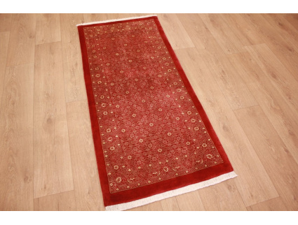 Persian carpet Bidjar wool carpet 147x68 cm Red