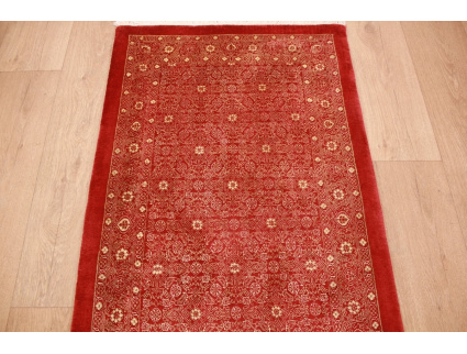 Persian carpet Bidjar wool carpet 147x68 cm Red