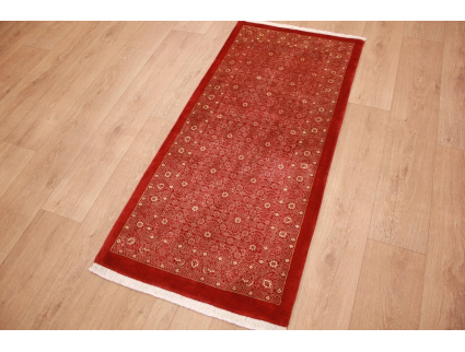 Persian carpet Bidjar wool carpet 147x68 cm Red