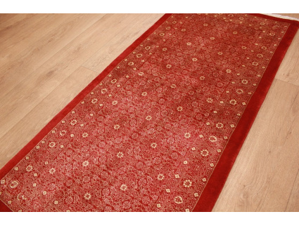 Persian carpet Bidjar wool carpet 147x68 cm Red