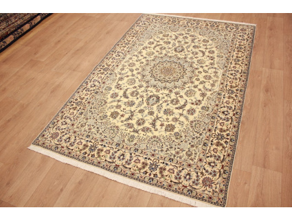 Persian carpet Nain 6la with silk 246x157 cm